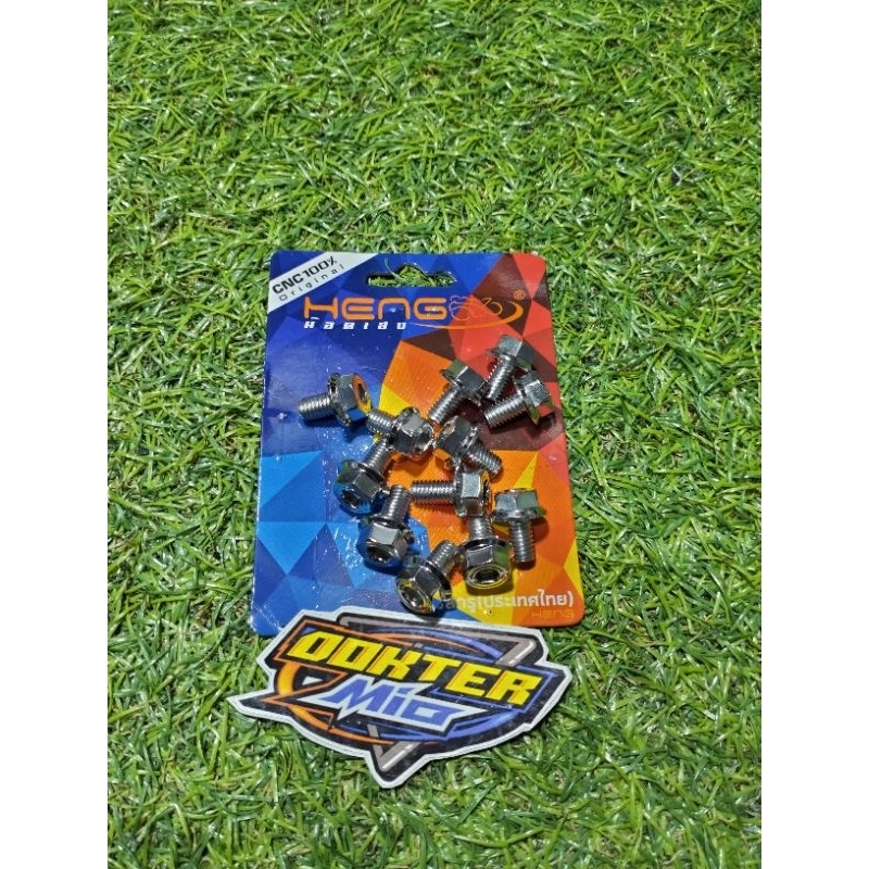 Baut tameng leheran Knalpot Nouvo lele stainles