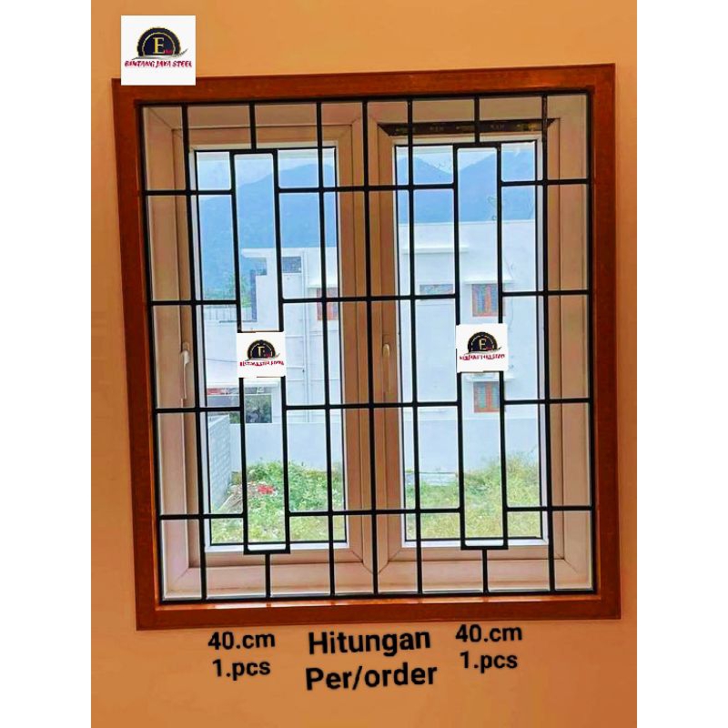 TERALIS BESI MINIMALIS PENGAMAN JENDELA