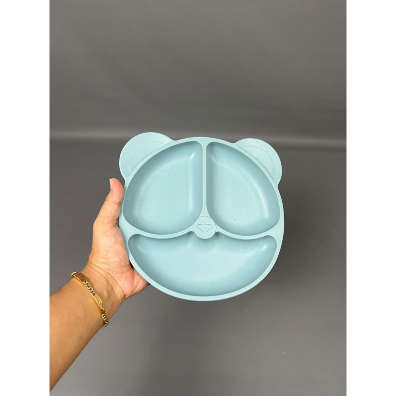 Piring Silikon Bayi Suction