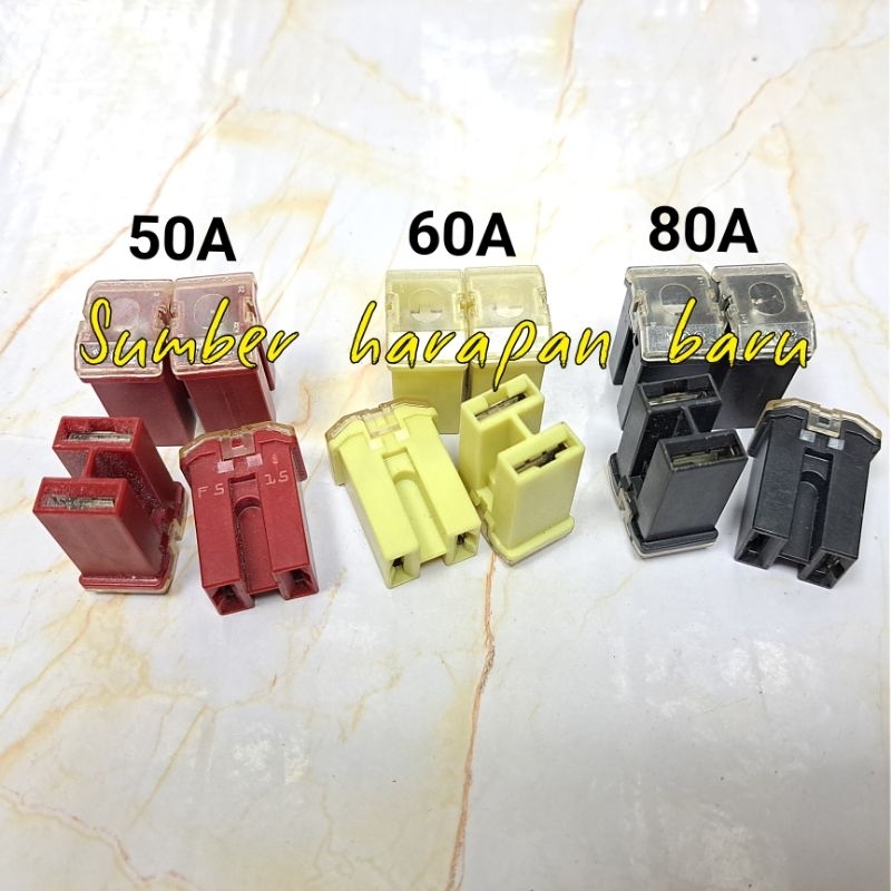 Fuse Central Sekring Pusat Besar 60A 80A Ampere Sikring Mobil