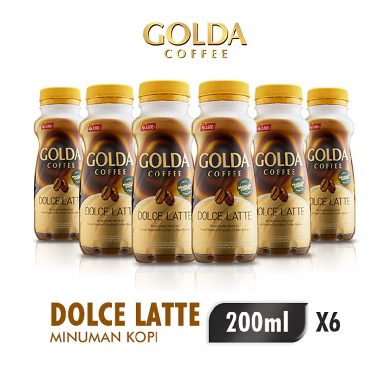 

Golda Coffee Dolce Latte Botol 200 ml x6