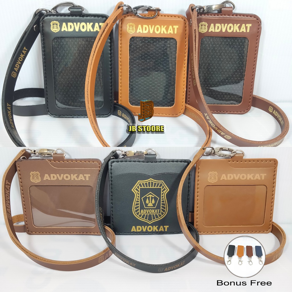 

Tempat Id Card ADVOKAT LAWYER Kulit / Id Card Holder Advokat Pengacara Gantung / name tag advokat