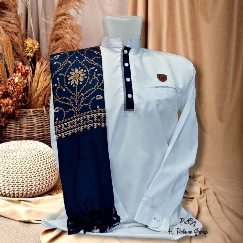 Sorban Motif Kashmiri Batik Printing | Sorban Berkualitas Premium | Sorban Panjang 200Cm Lebar 120Cm