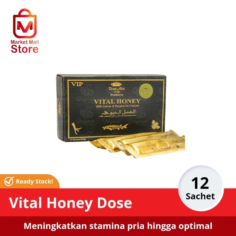 

Madu Pria Vital Honey VIP Dose Original 12 Sachet