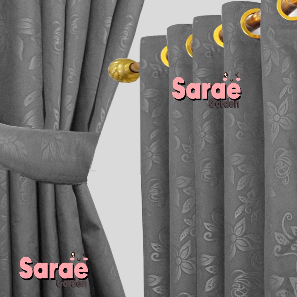 Memang Keren GORDEN PINTU MINIMALIS EMBOSS  HORDENG PINTU  HORDENG JENDELA  TIRAI