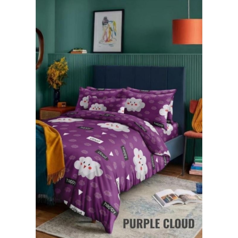 Terbaik Sprei Anime Jepang Miyawaka Geonu Kyoho Kio Nakano Tayo Ushim Kamo Purple Cloudy Crown Shaap