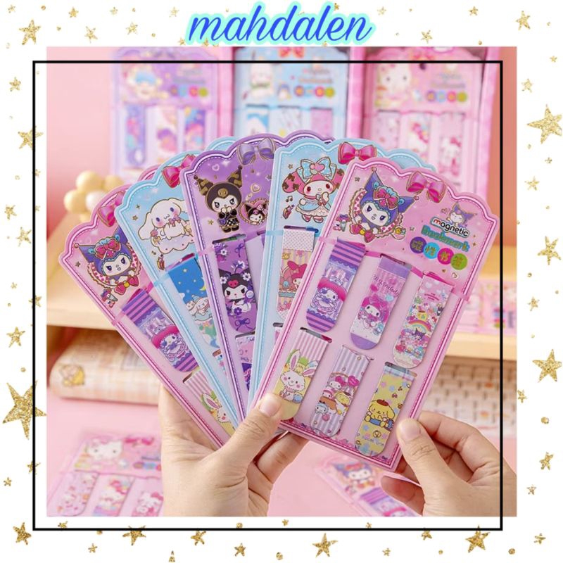 

PEMBATAS BUKU MAGNET / STICK NOTE MAGNETHARGA TERTERA ADALAH HARGA 1PACK ISI 6 PCS PEMBATAS BUKU MAGNET