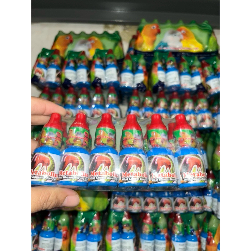 Metabolis obat burung dr.edi original 1lusin/12 pcs