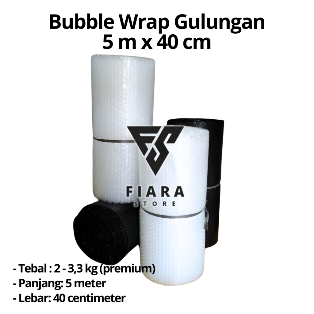 

Bubble Wrap Gulungan Kecil 5 m x 40 cm