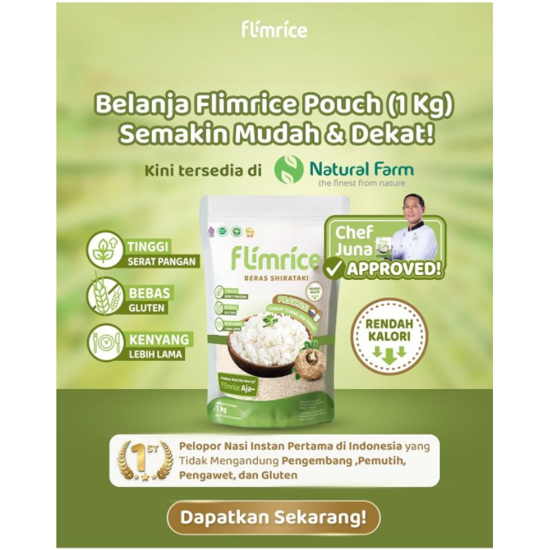 

Flim rice beras porang 1kg