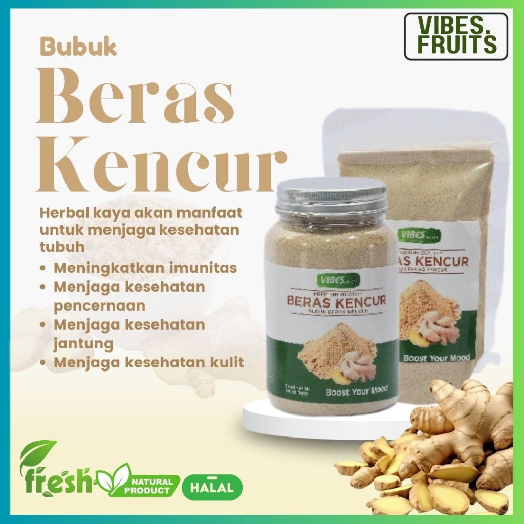 

Bubuk Beras Kencur / Premium Kencur Powder