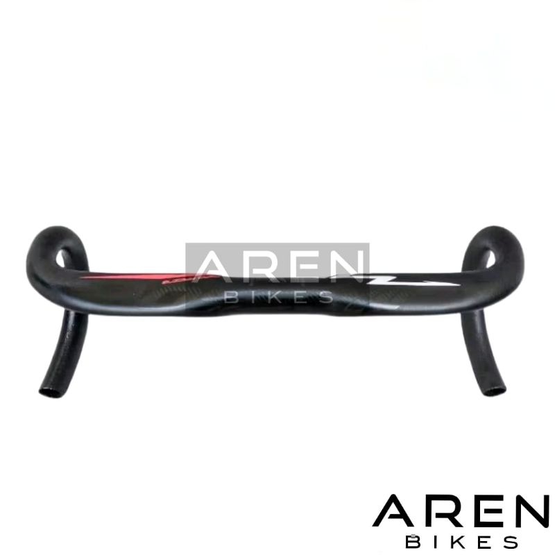 DROPBAR STANG BALAP MOSSO R07 PIPIH ALLOY ROAD BIKE HANDLEBAR AERO DROP BAR HANDLE BAR 400mm 400 mm 