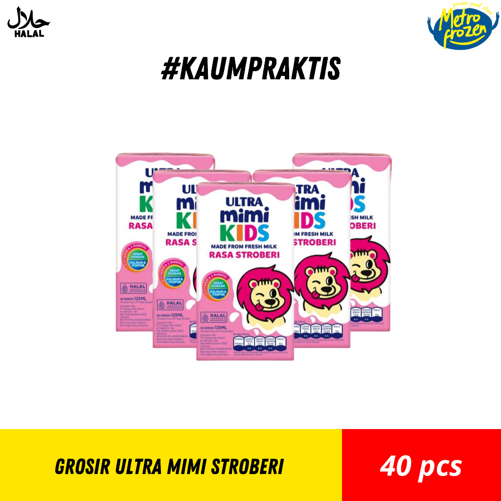 

GROSIR Ultra Mimi Kids STRAWBERRY 125ml