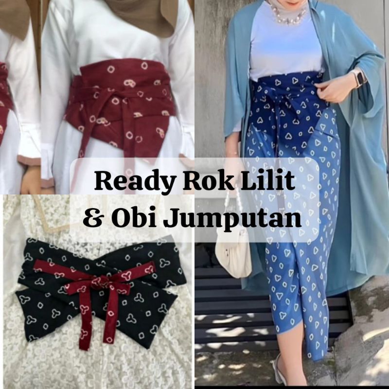 READY ROK LILIT & OBI JUMPUTAN ROK BATIK LILIT SERUT BATIK ETNIK