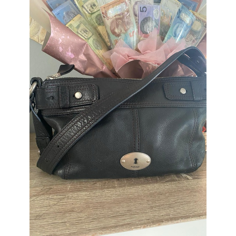 PL Tas bahu fos*sil original authentic kulit asli