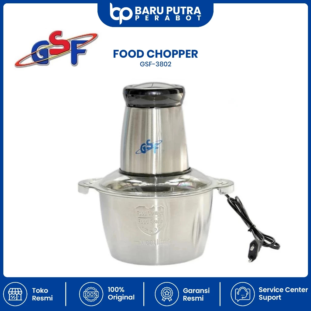 Blender Daging Stainless GSF 3802 Gilingan Daging Serbaguna GSF