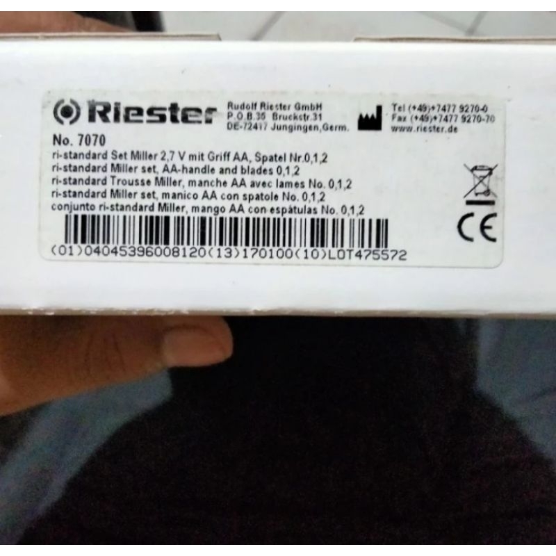 LARINGOSCOPE BAYI RISTER