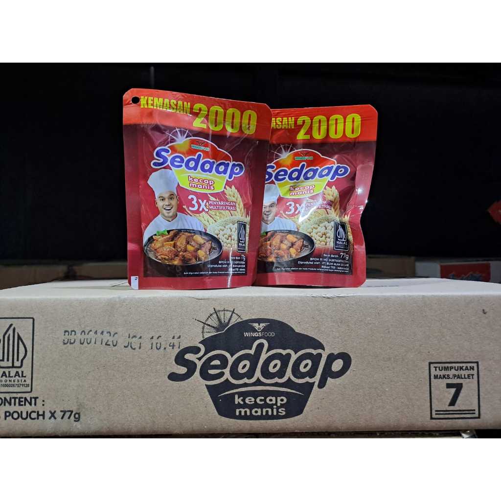 

Kecap Sedaap Kemasan 2000 Per Dus