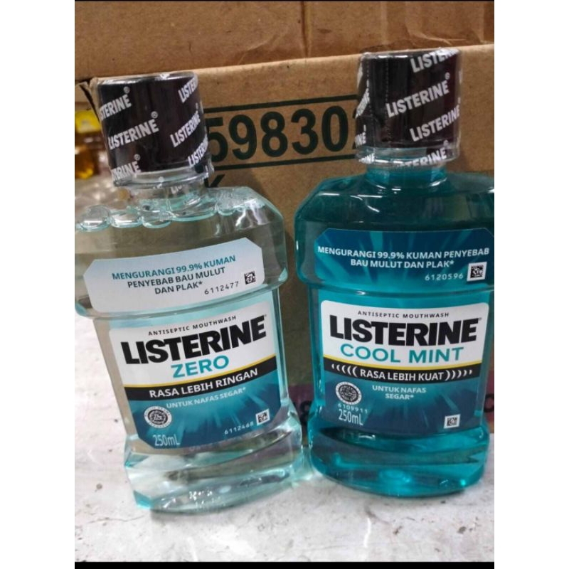 cairan kumur mulut listerine 250 ml