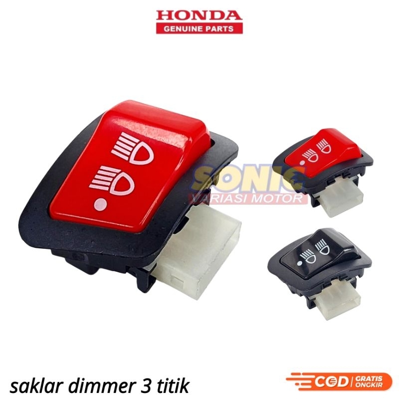 SAKLAR DIM TOMBOL ON OFF HONDA SAKLAR 3 FUNGSI MOTOR HONDA SAKLAR DIMMER HONDA BEAT VARIO BEAT FI BE