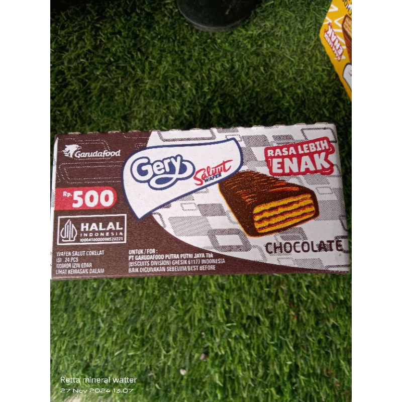 

Gerry Salut Waffer Chocolate isi 24 pcs 144g