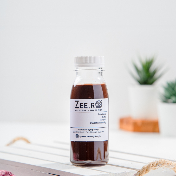 

Zeero Chocolate Syrup No Sugar, Diabetic friendly, Keto Friendly - 100 gram