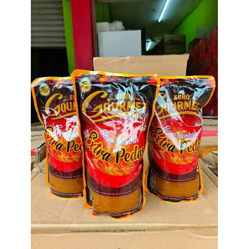

Saus Sambal Extra Pedas Euro Gourmet 1kg