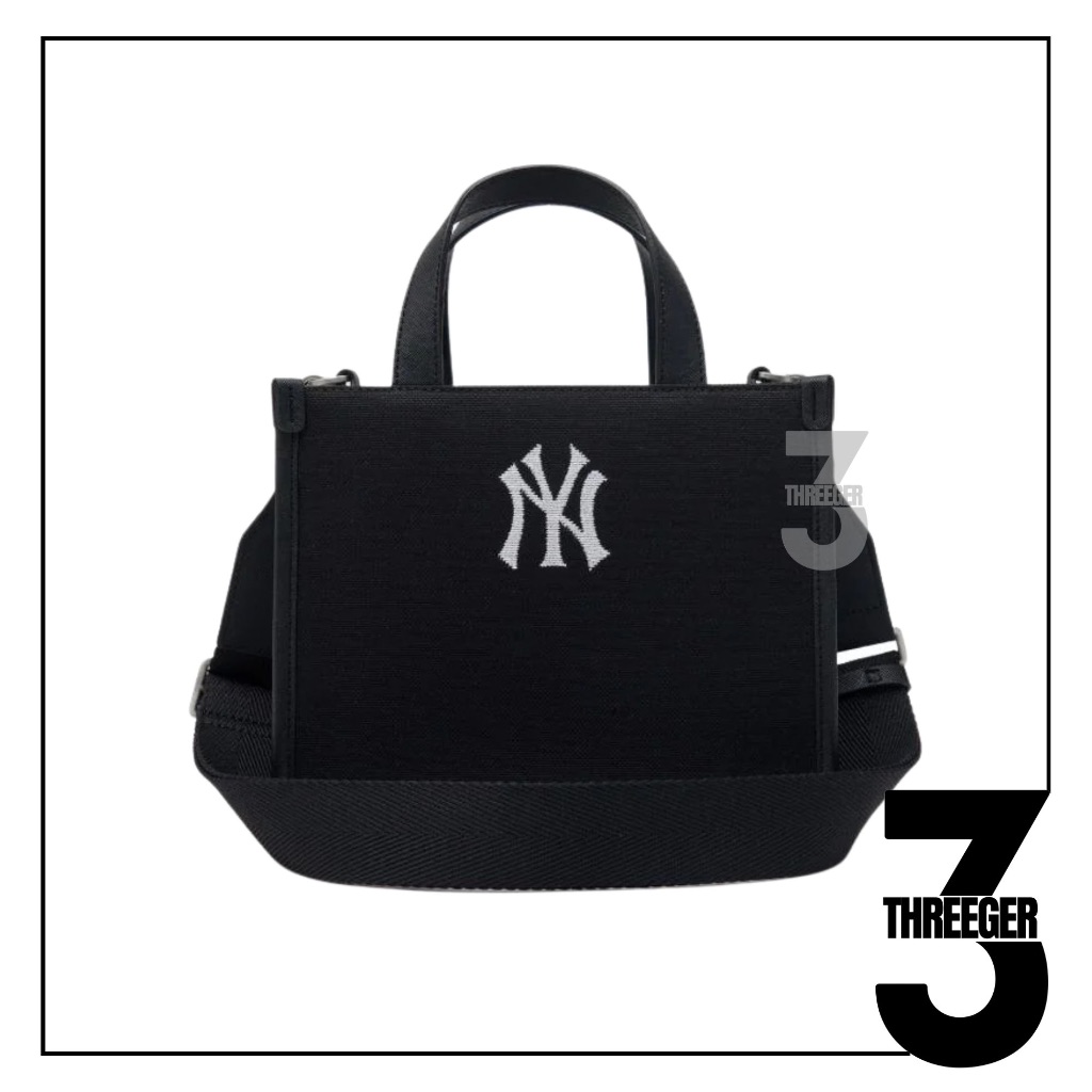 MLB Varsity NY Yankees Tote Bag Black Original