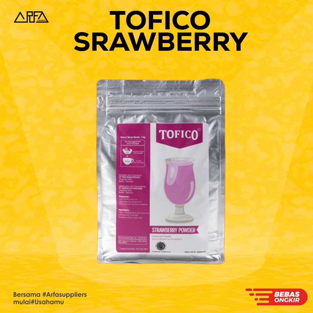 

Bubuk Minuman Premium- Tofico Strawberry Powder 1 kg