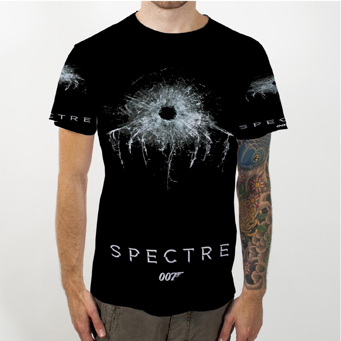 Kaos Spectre 007 Tshirt Fullprint Bahan Polyester Jersey [PO 3 Hari]