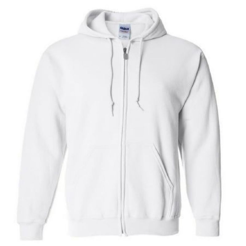 JaketJaket Sweater Hoodie Zipper Polos Pria Wanita | Hoodie Polos Resleting Tebal Distro Kekinian