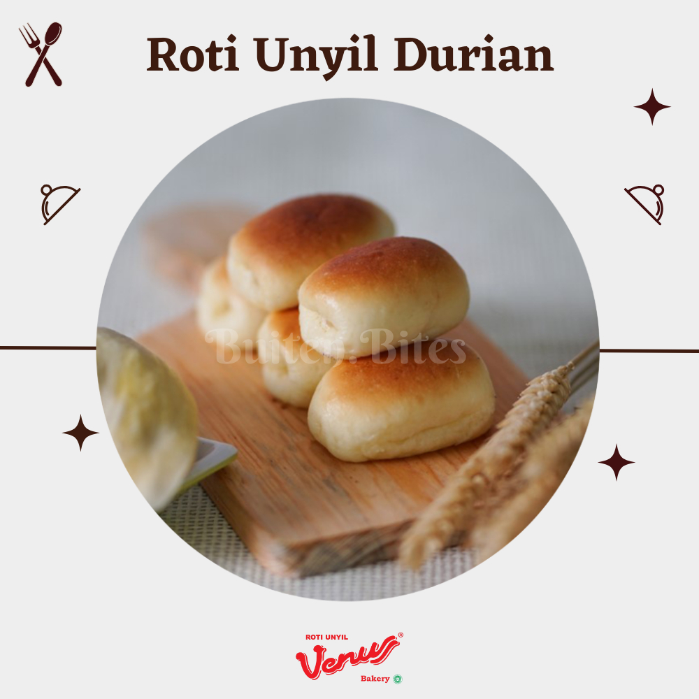 

BuitenBites / Roti unyil venus durian cemilan enak best seller