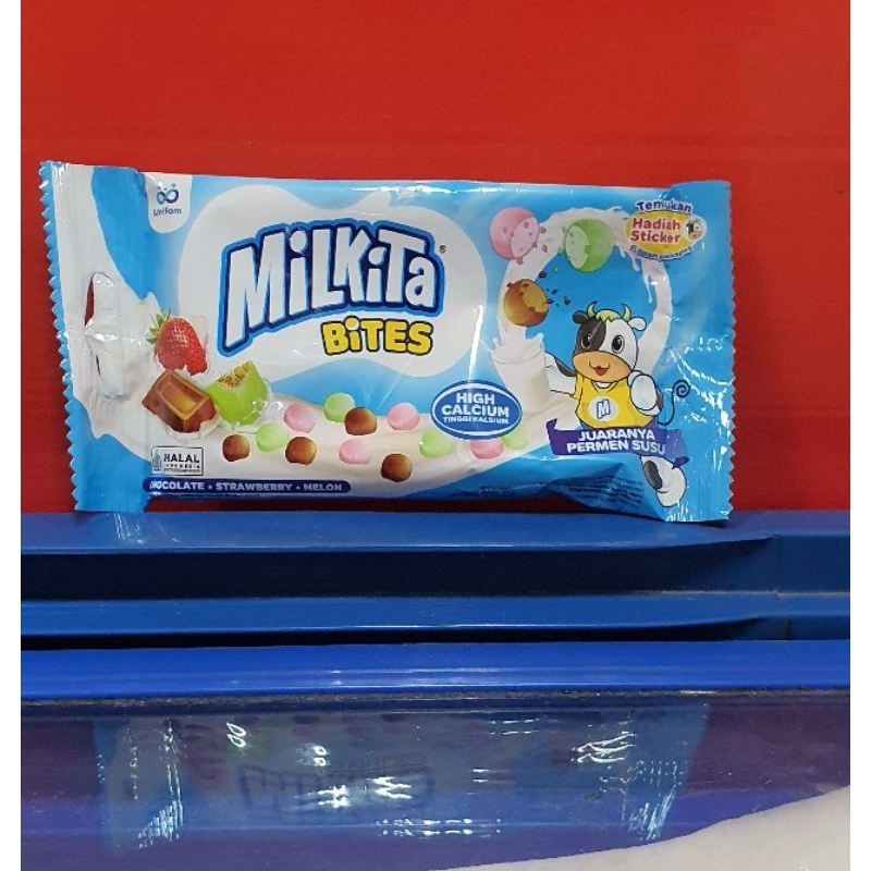 

Milkita Bites High Calcium Permen susu 24gr