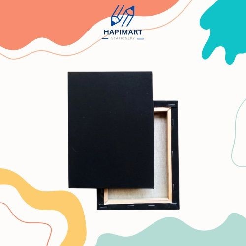 

Kanvas Lukis Hitam/Lukisan Black Canvas Frame Art/Canvas Board Black - 50 cm x 60 cm