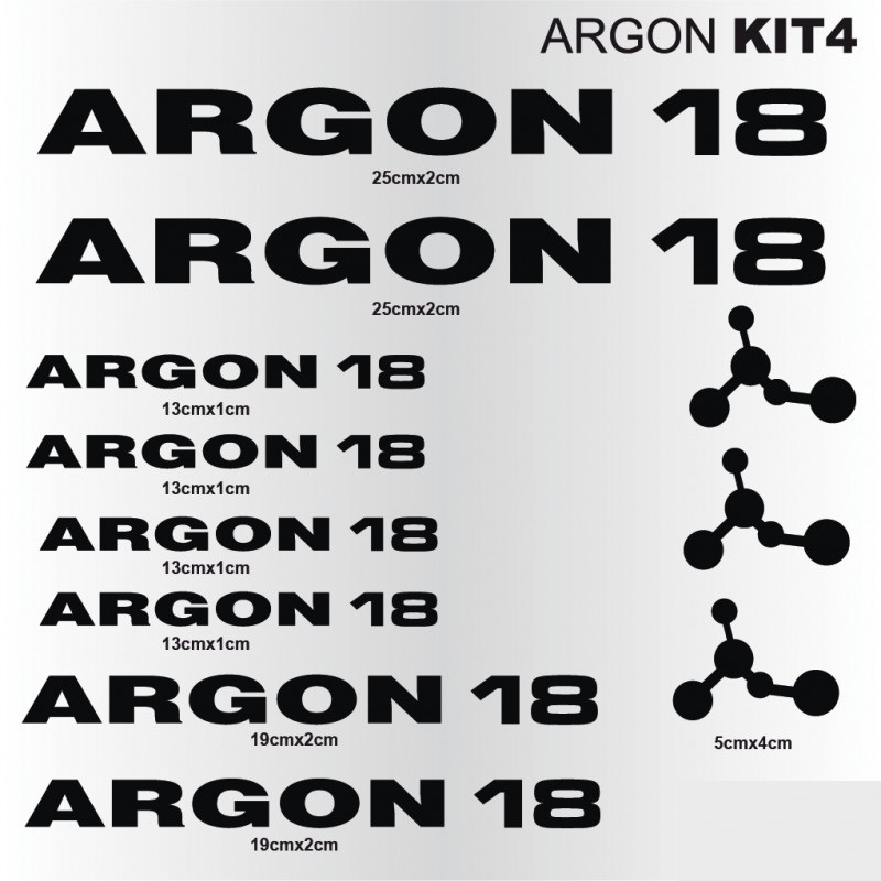 Cutting Sticker Frame Sepeda ARGON 18 Cycling Mtb Road Racing Bike Frame Stickers Cycling