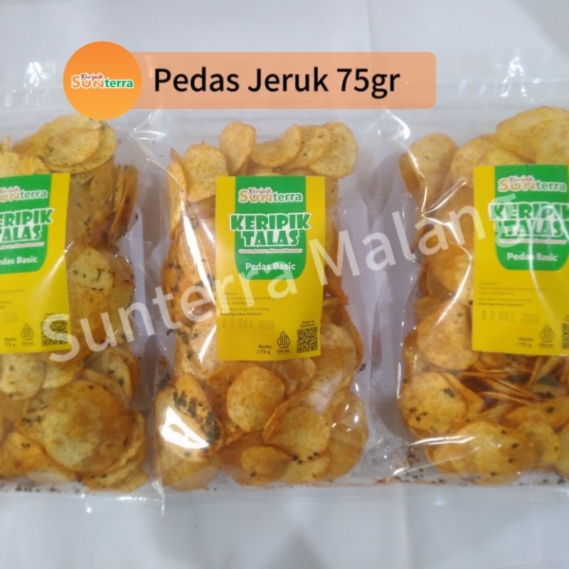 

Keripik Talas Pedas Jeruk Asli Malang 75gr