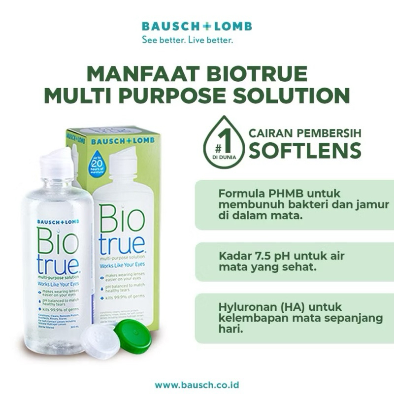 Cairan Softlens Biotrue 300ml
