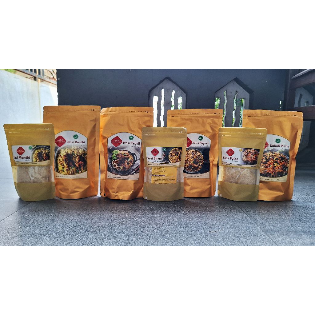 

Nasi Instan arab dan timur tengah Premium Kebuli/Briyani/Mandhi/kabuli pulao