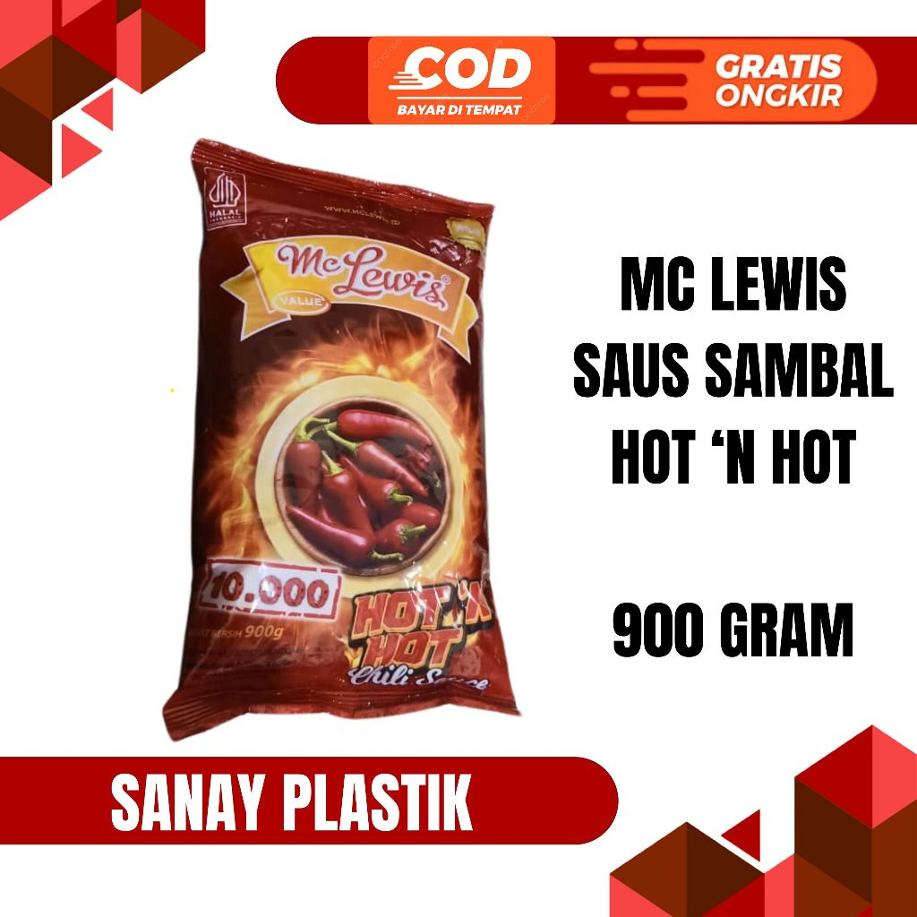 

MC LEWIS HOT N HOT CHILI SAUCE 900 GRAM