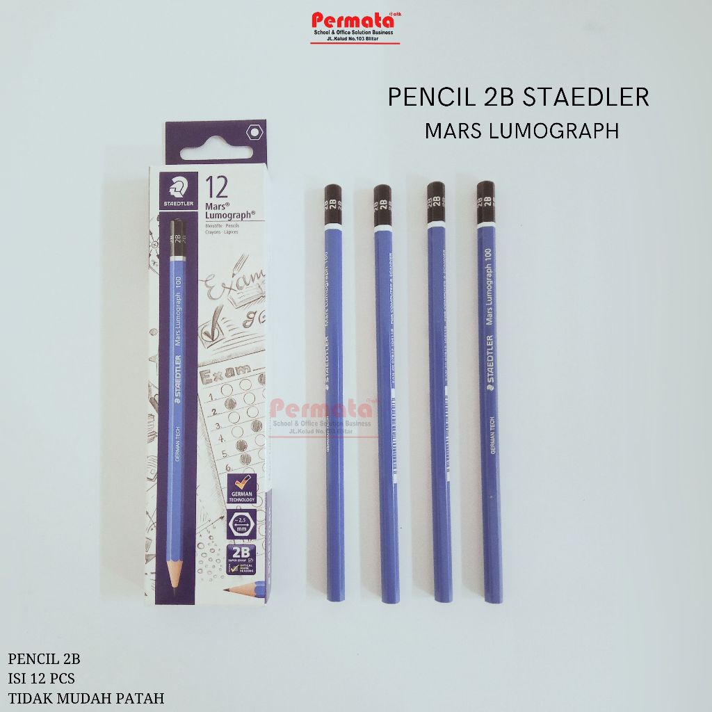 

Pencil 2B STAEDTLER Original 1 Pack Isi 12 Pcs /Pencil Steadler