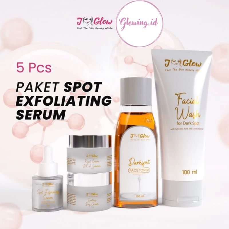 Jglow Paket Spot Whitening// Jglow Paket FlekPenghilang Noda Hitam