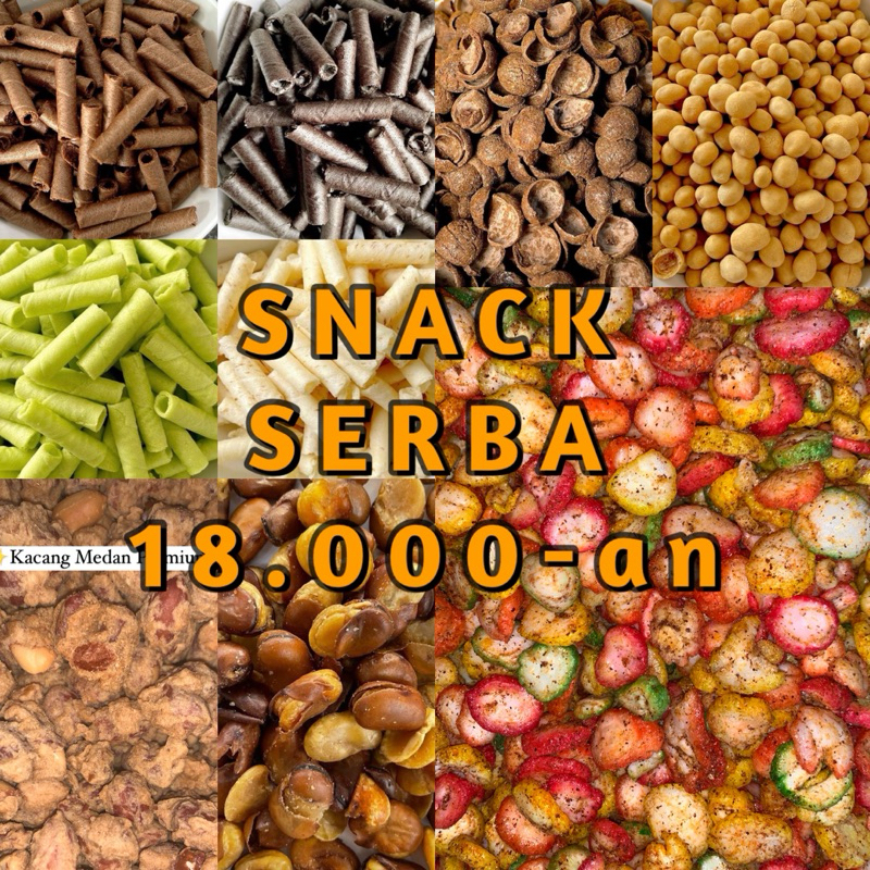 

SNACK SERBA 18rb-an / SNACK CEMILAN 250gram / CEMILAN SNACK MURAH 250gram