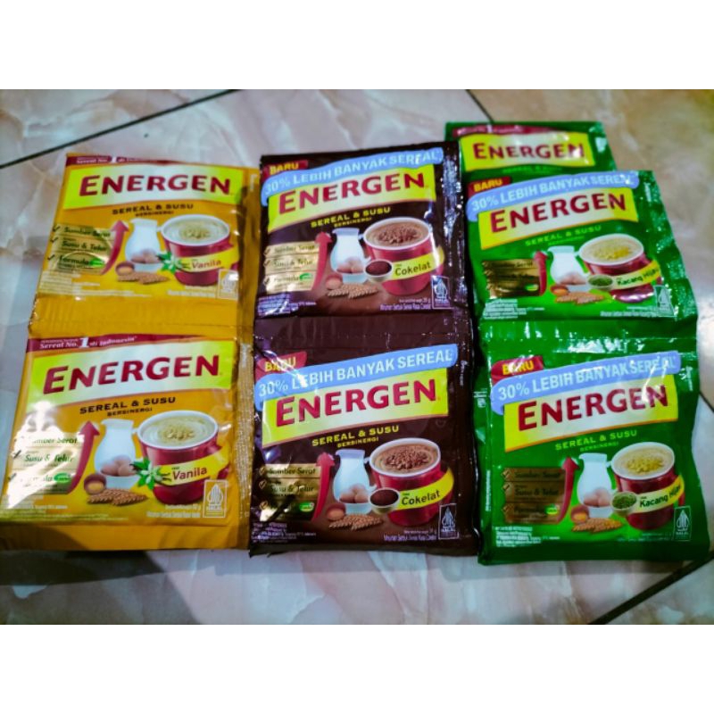 

energen cereal aneka macam rasa