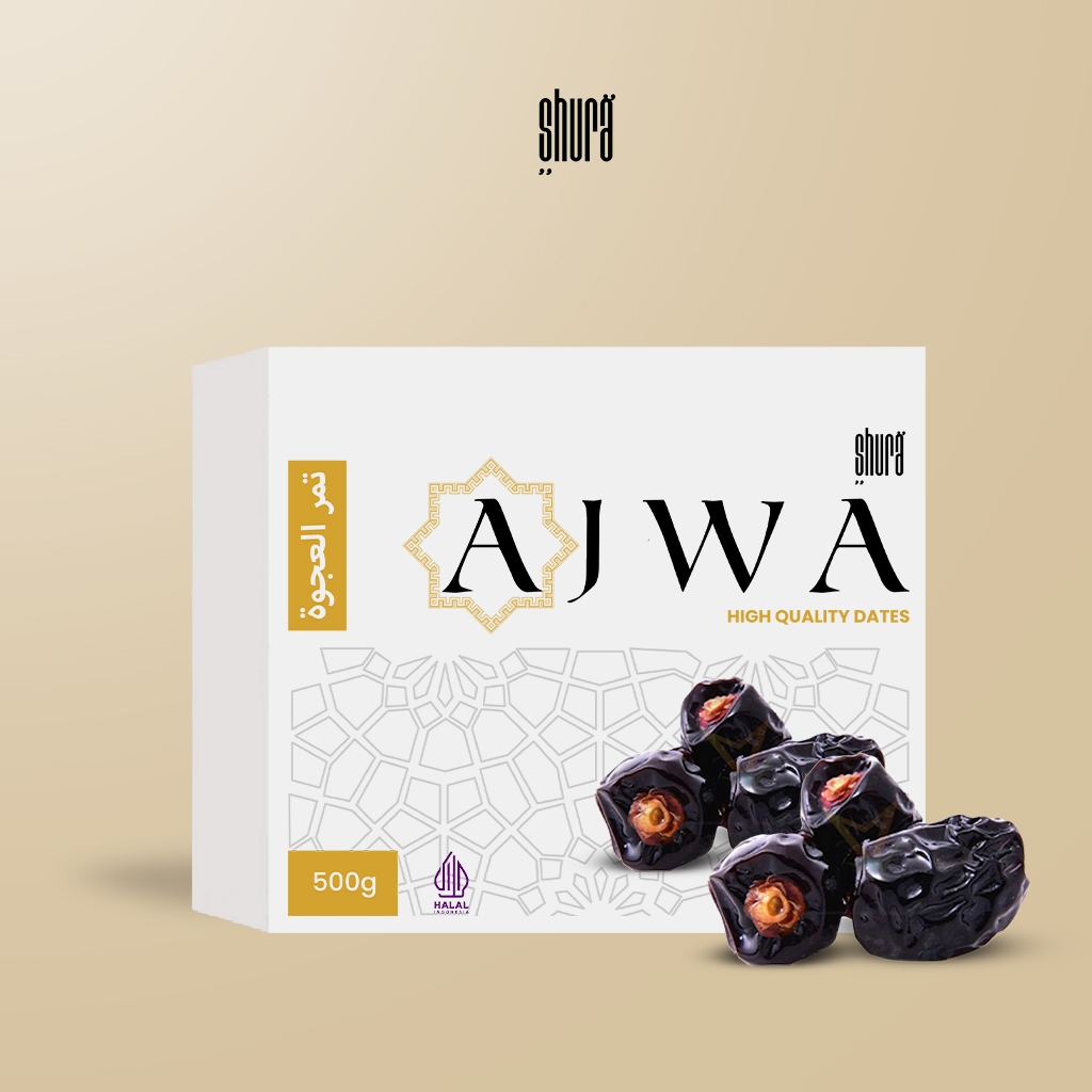 

Shura Kurma Ajwa 500gr Kurma Nabi Premium kurma 100% Original