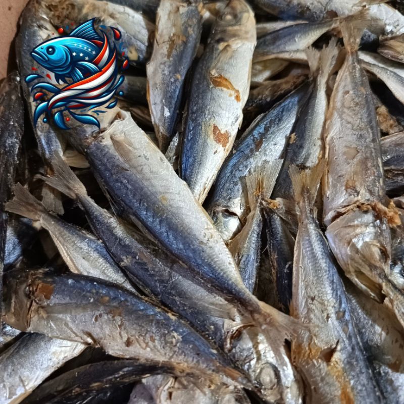 

Ikan japu layang rebus | ikan asin japu