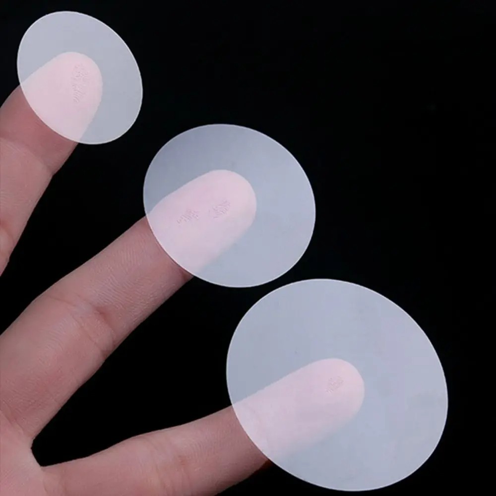 

HJK 1000pcs Sticker Segel Bulat Sticker Segel Kotak Anti Aitr Sticker Segel Transparan 2/3cm Sticker