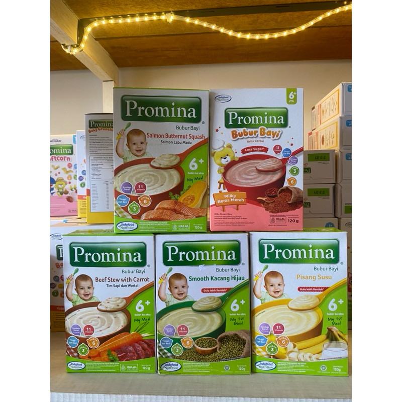 Promina Bubur Bayi/Bubur Instant Bayi Usia 6 Bulan Keatas (6+)