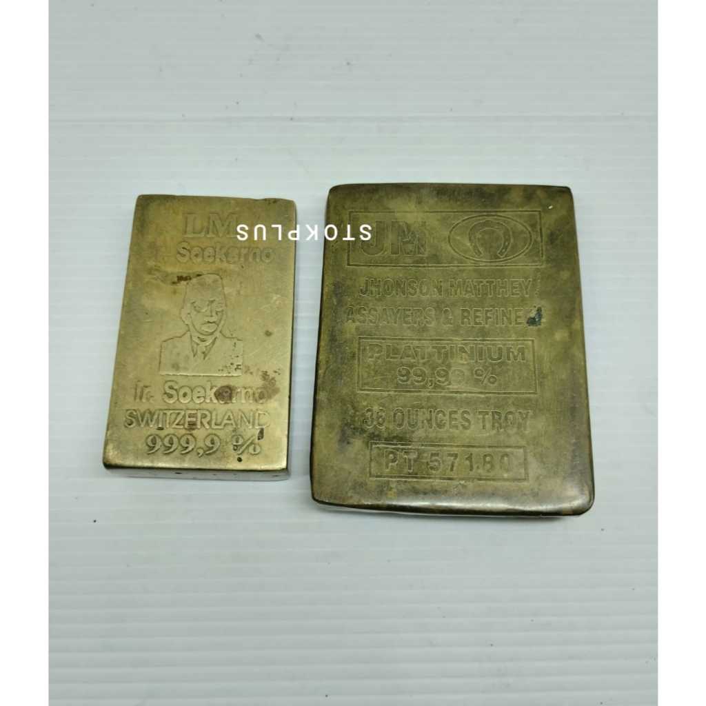 LM IR. SOEKARNO 999,9% DAN PLATTINUM 99,99% JM JHONSON MATTHEW