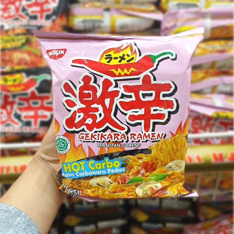 

Nissin Mie Goreng Gekikara Ramen Hot Carbo 120g