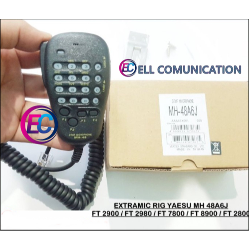 EXTRAMIC RIG YAESU FT 2980 FT 2900 MH48A6J FT 7900 FT 2800 EXTRA MIC